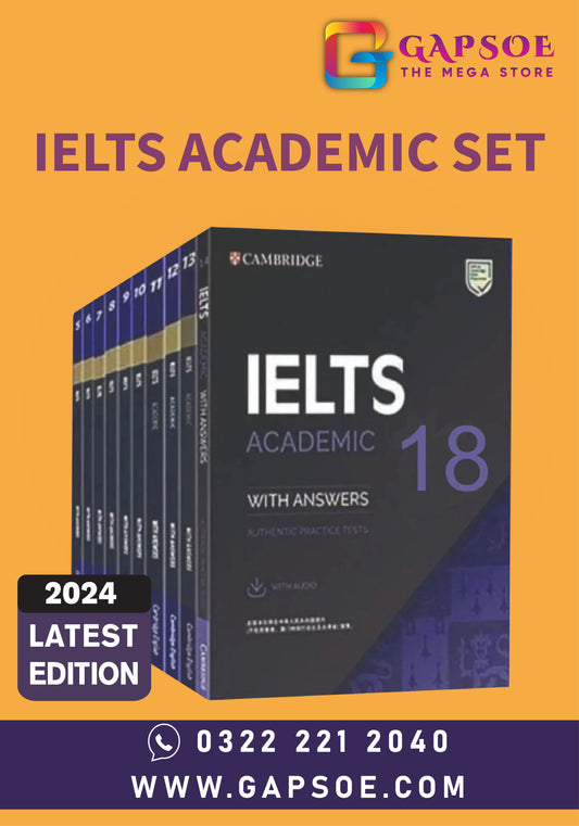 Cambridge English IELTS Acadamic Set (1-18 Books)
