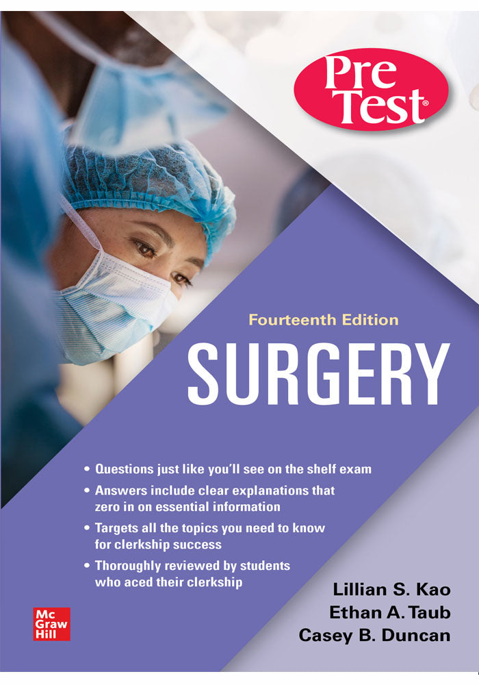 Surgery Pretest Self-Assessment And Review, Thirteenth Edition